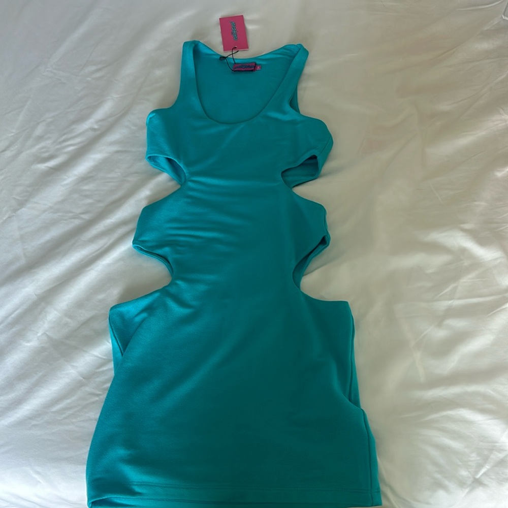 Edikted Blue Cutout Dress